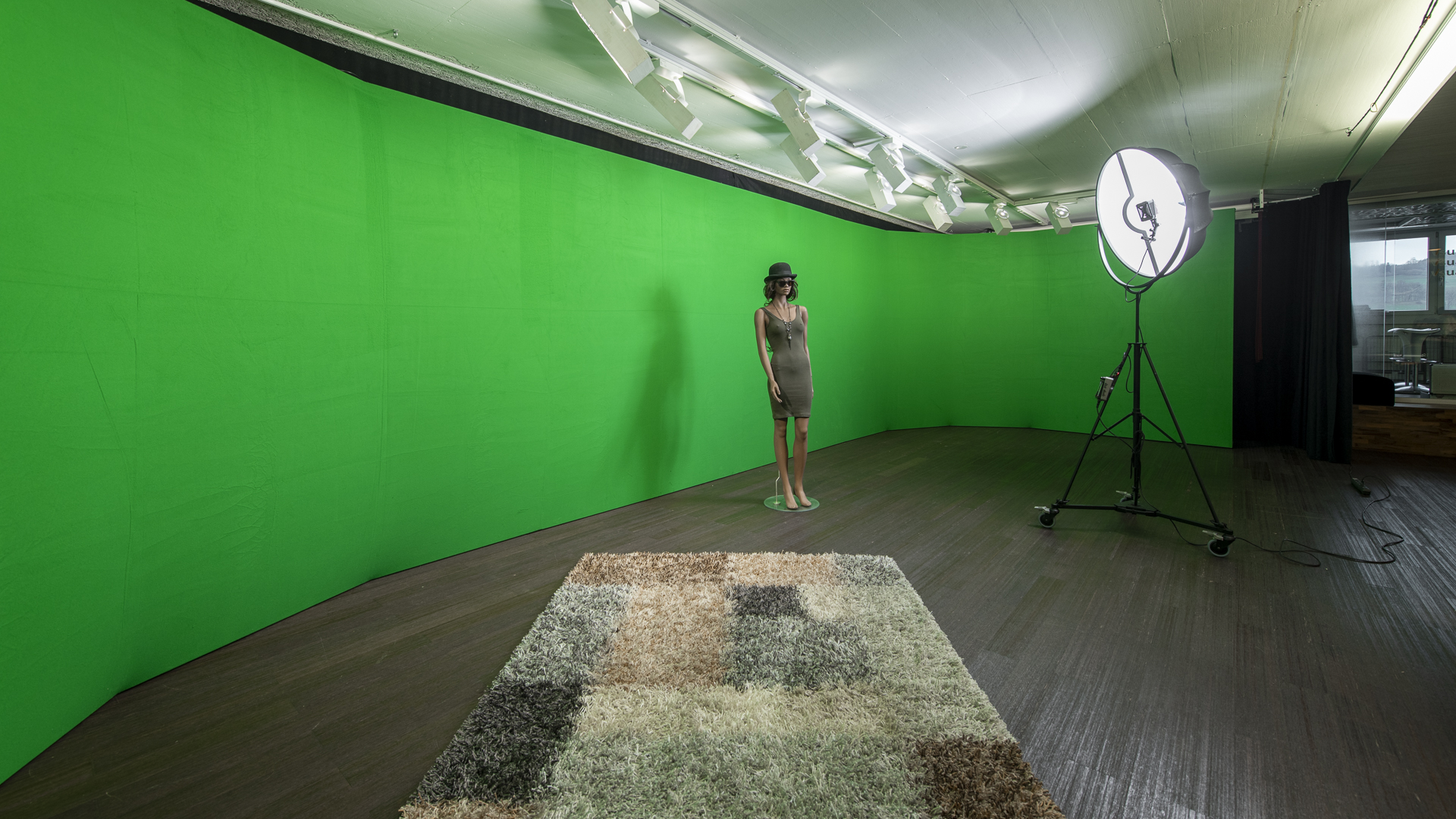 Fotostudio mit Green Screen
